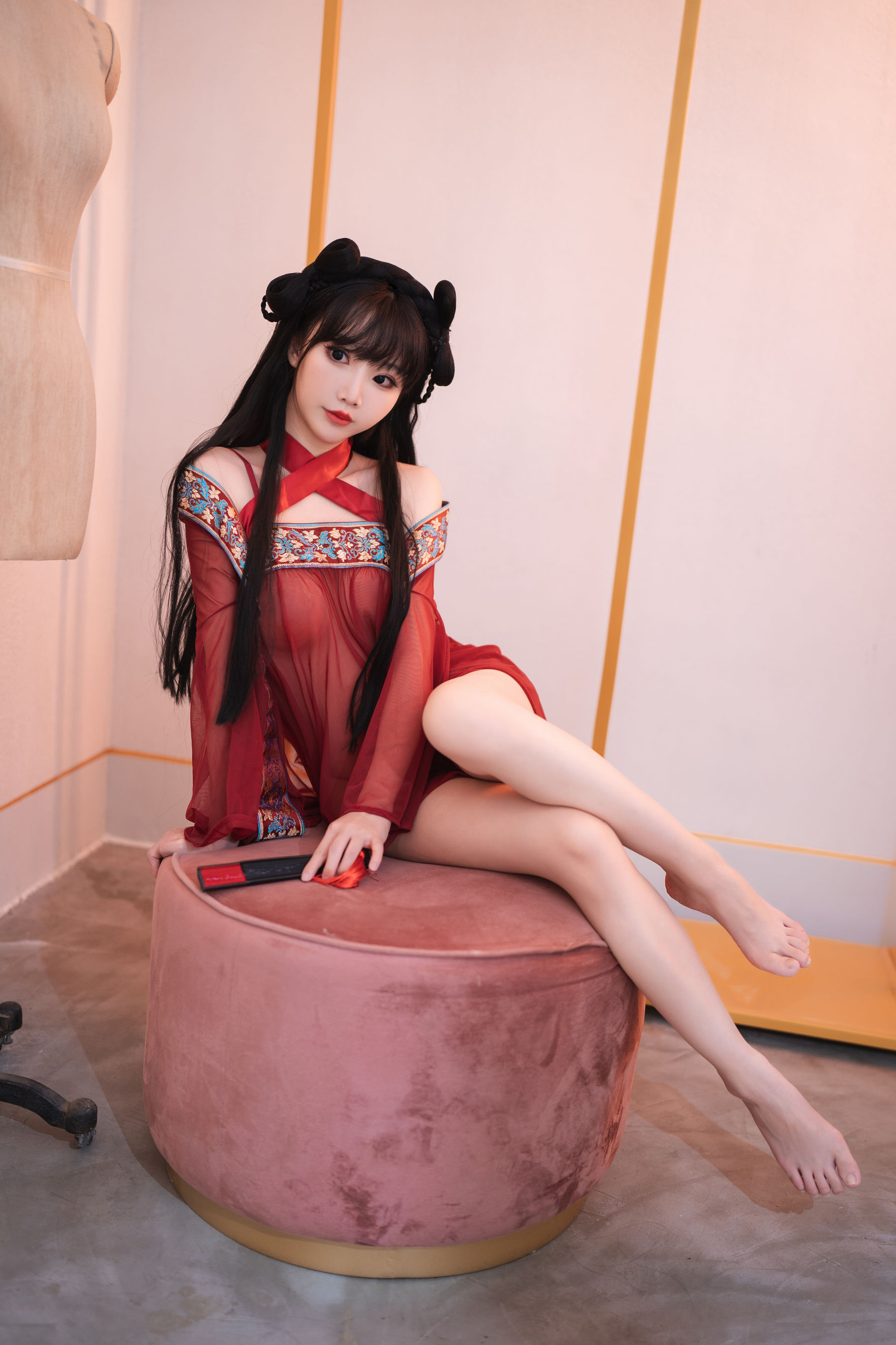 可爱人气Coser面饼仙儿 – 情趣古风 Cosplay-第2张