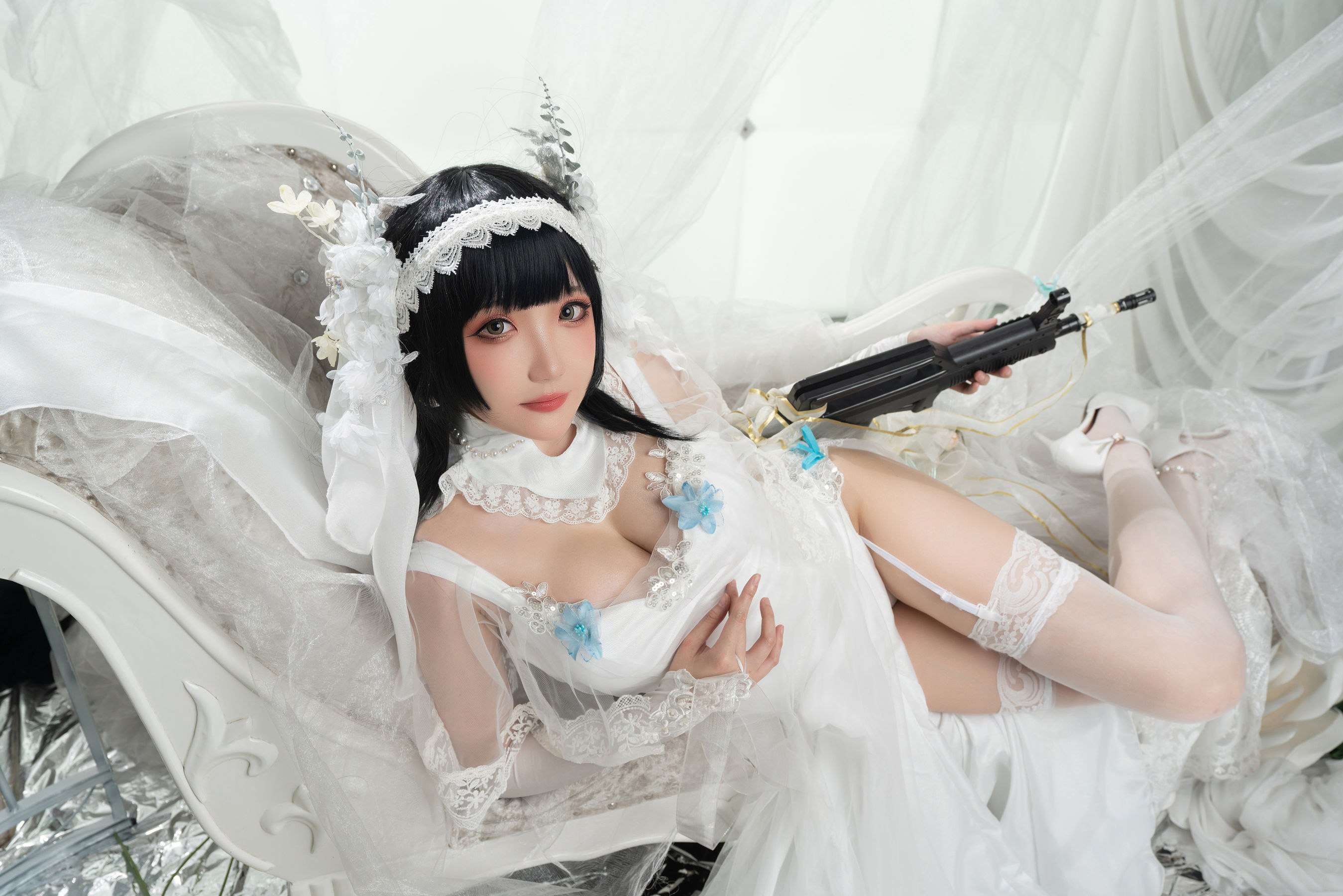 Coser瓜希酱福利 – 95式花嫁 Cosplay-第2张