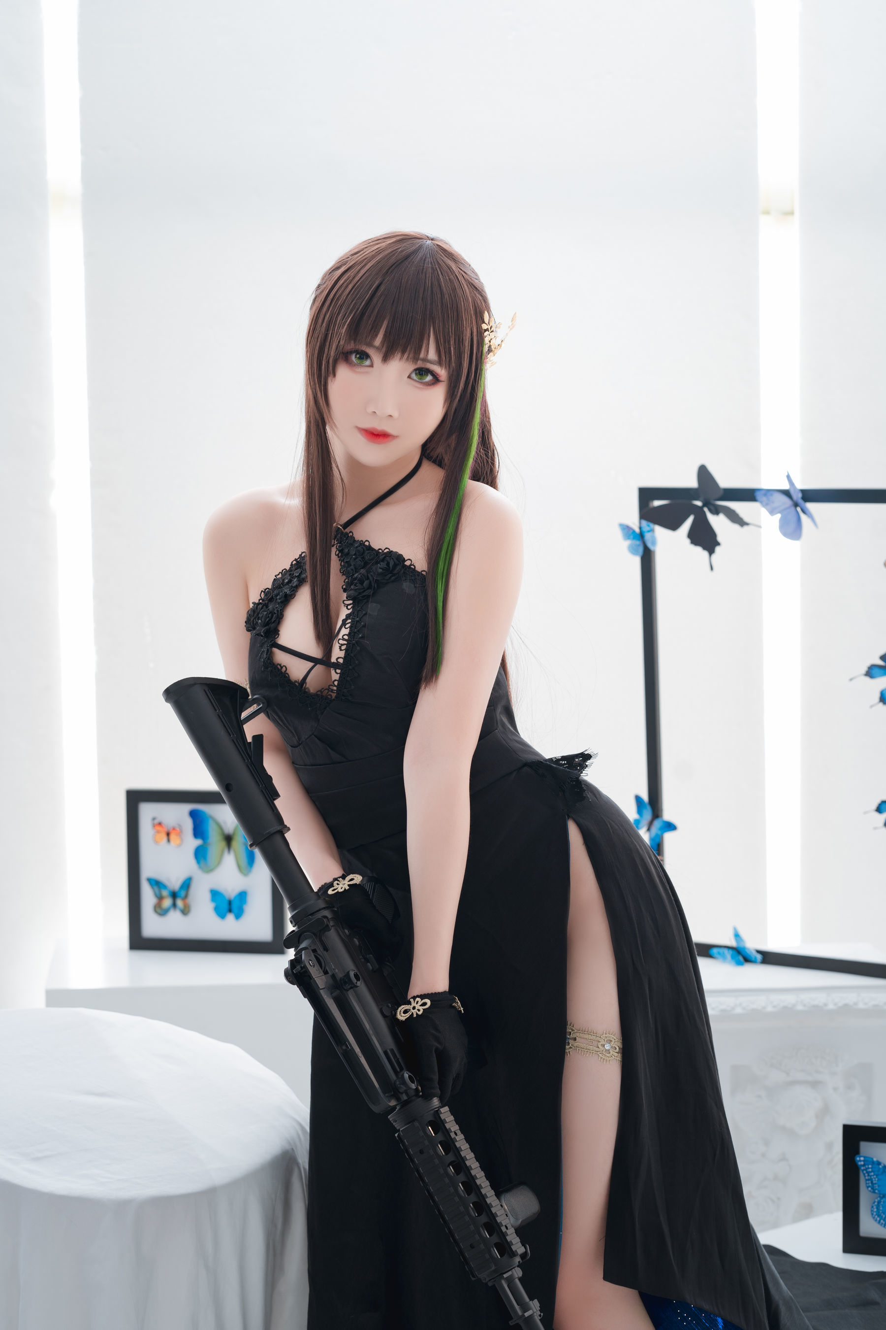 可爱人气Coser面饼仙儿 – M4A1 Cosplay-第1张