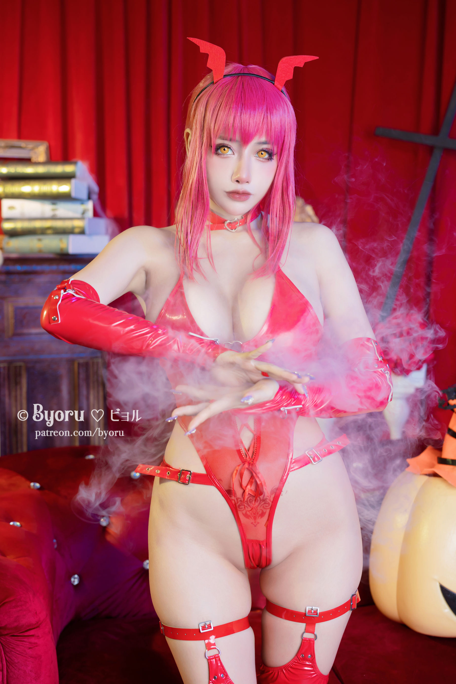 日本性感萝莉Byoru – Makima Succubus Cosplay-第13张