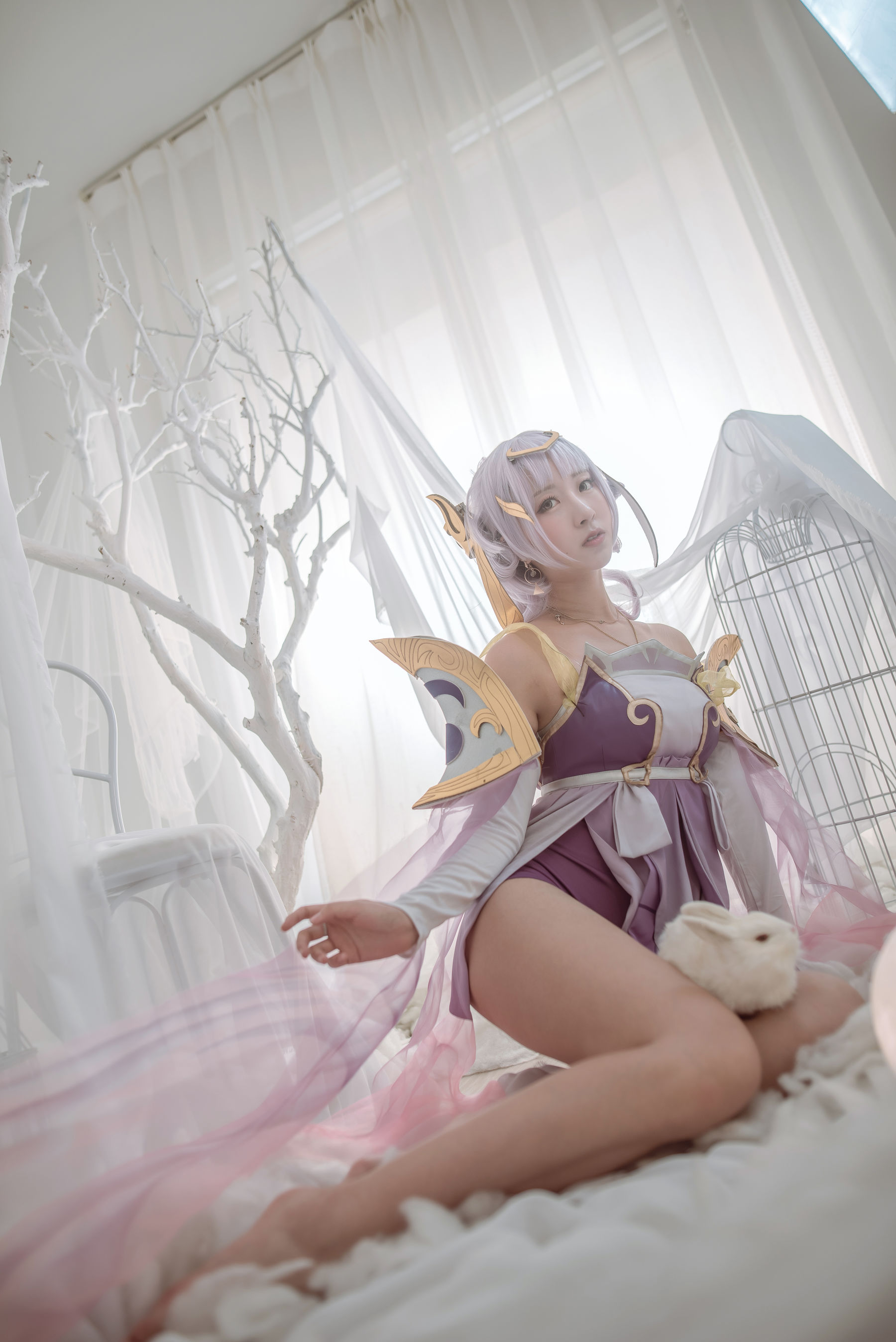 人气Coser黑川 嫦娥 Cosplay-第1张