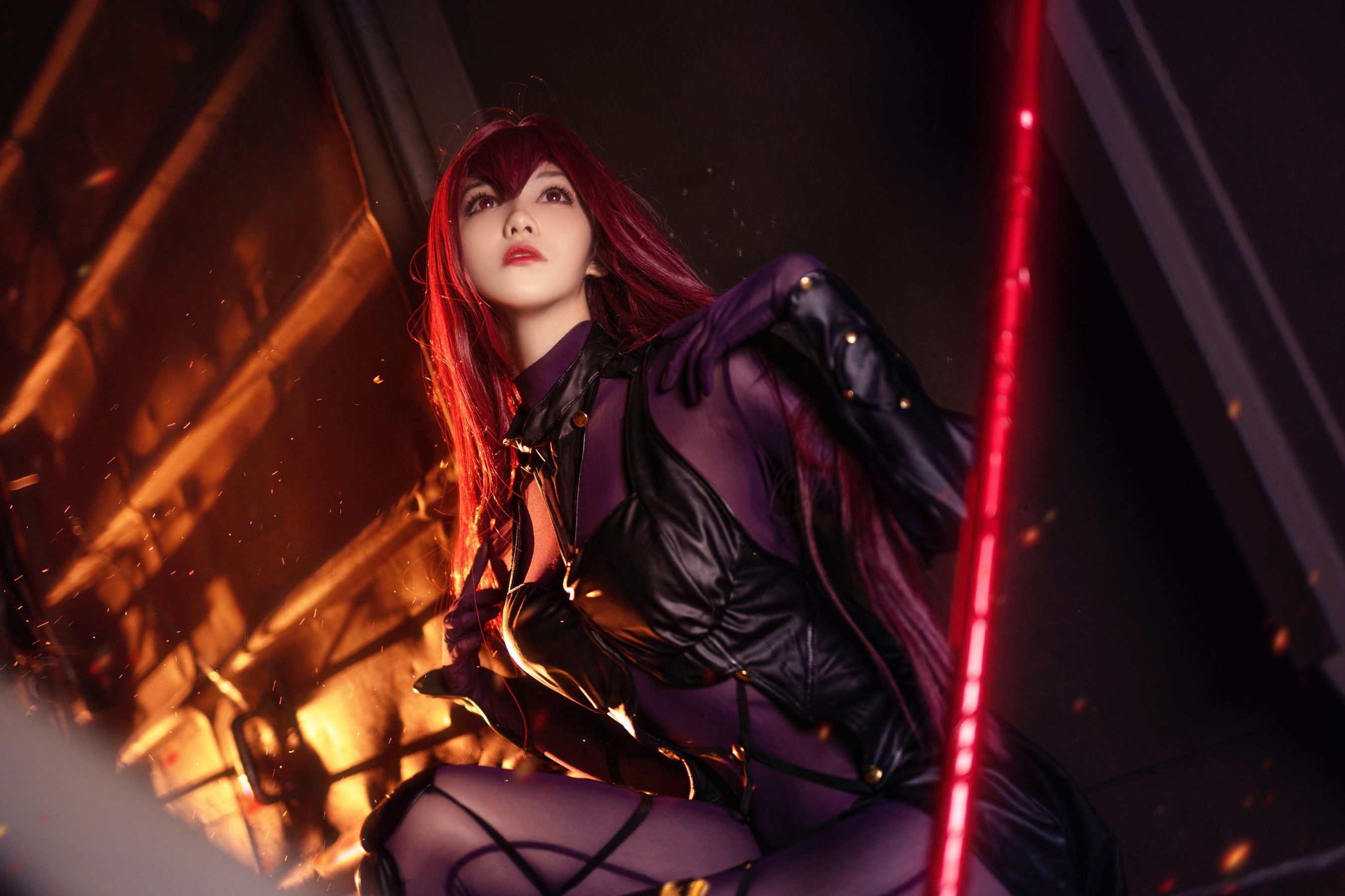 动漫博主南桃Momoko – 斯卡哈二破 Cosplay-第2张