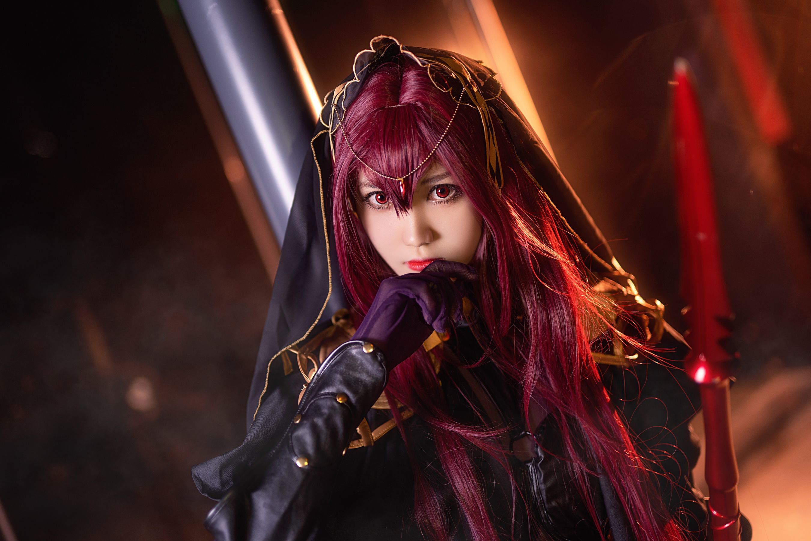 动漫博主南桃Momoko – 斯卡哈二破 Cosplay-第7张