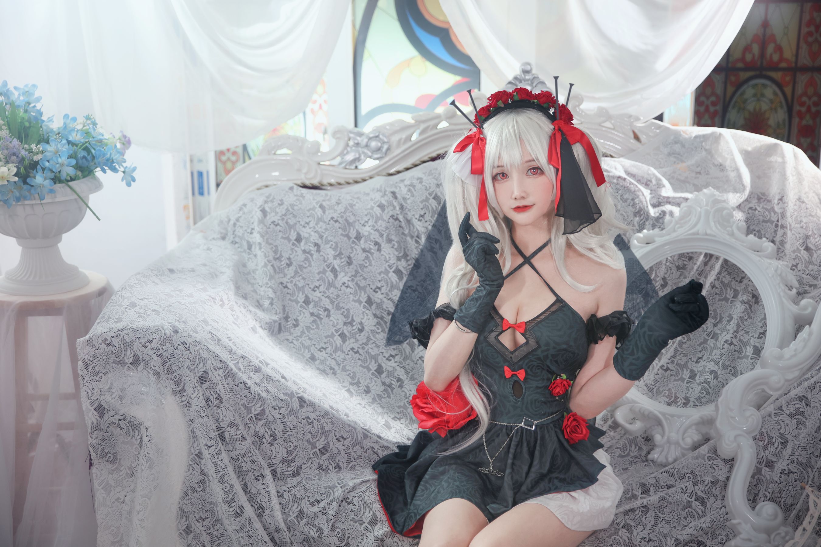 COS妹子仙九Airi – 吸血鬼誓约 Cosplay-第1张