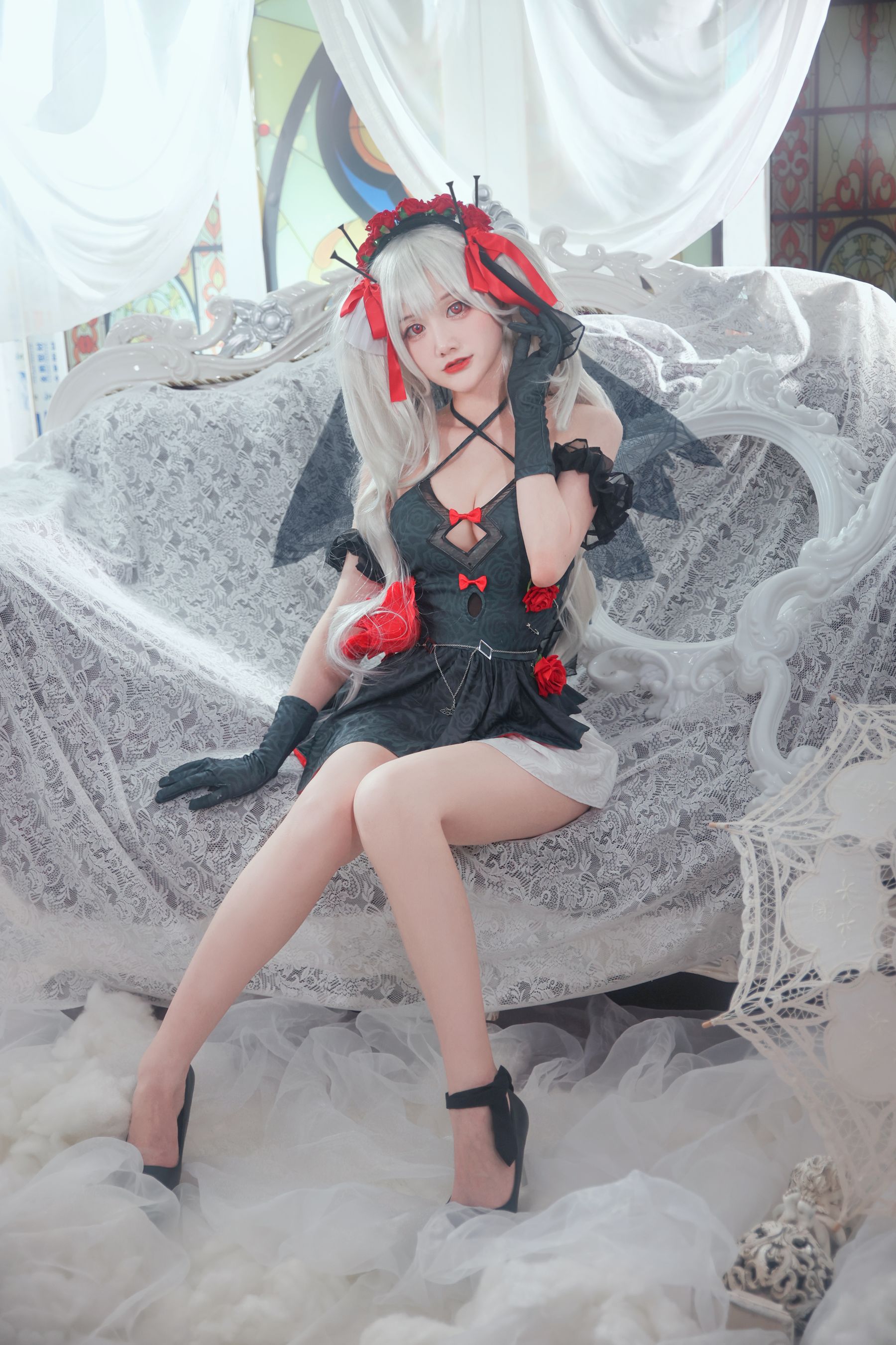 COS妹子仙九Airi – 吸血鬼誓约 Cosplay-第3张