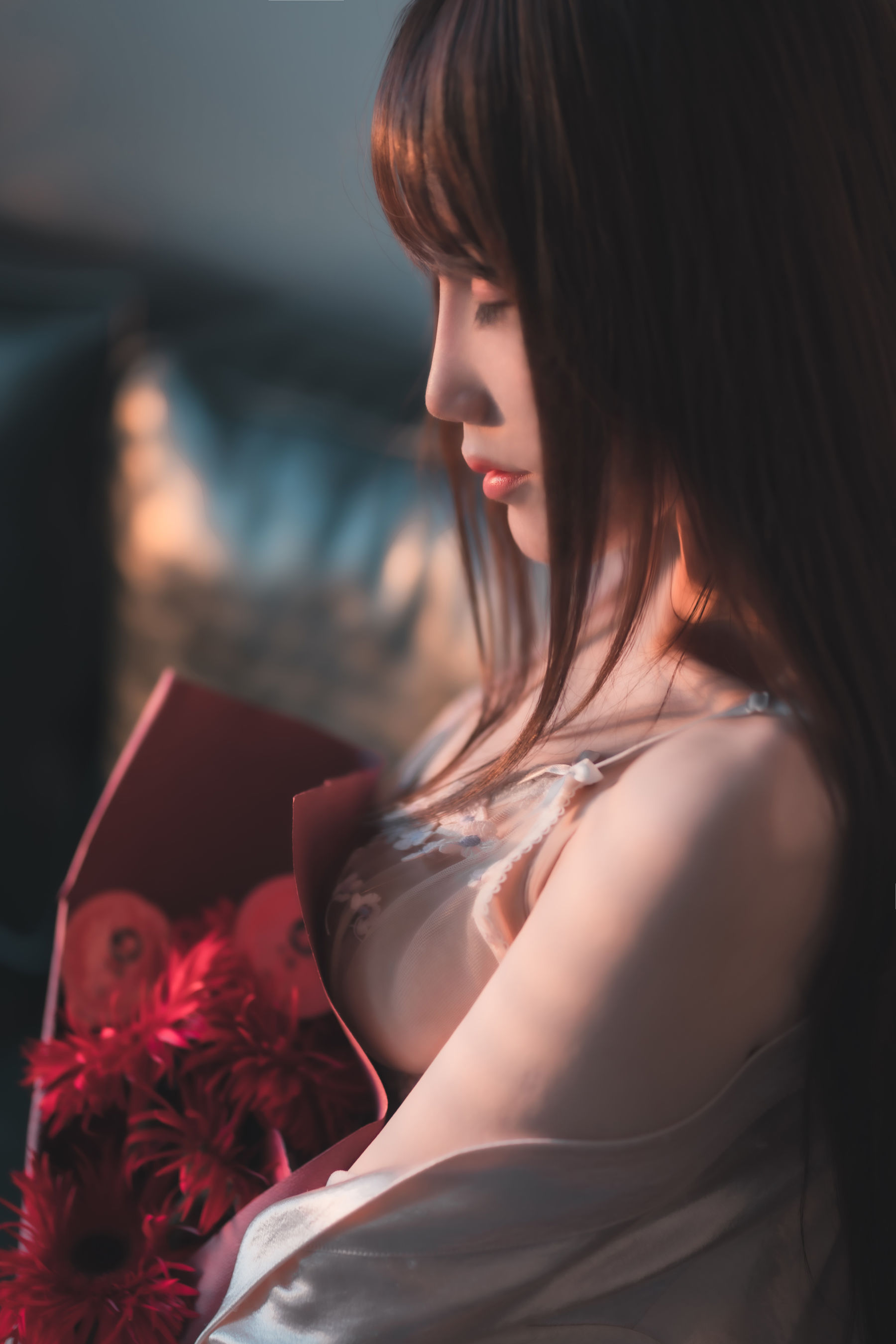 COS少女星野咪兔 – 花吃了那女孩 Cosplay-第6张