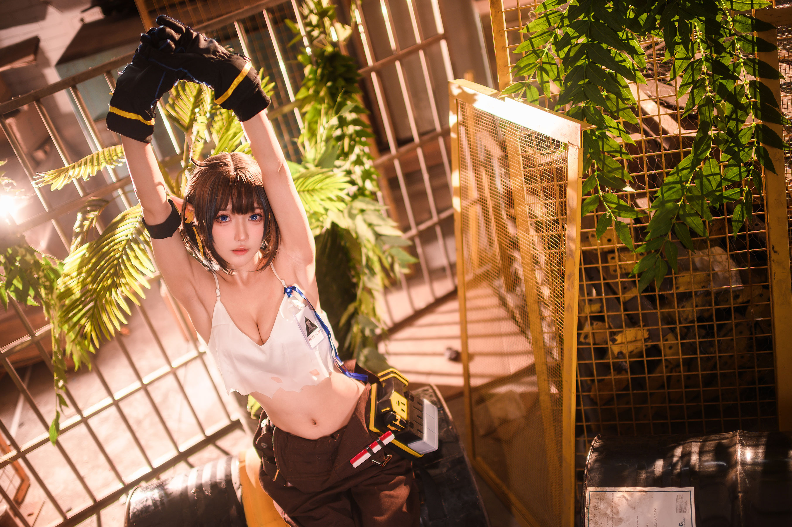 动漫博主阿包也是兔娘 – 明日方舟 森蚺 Cosplay-第3张