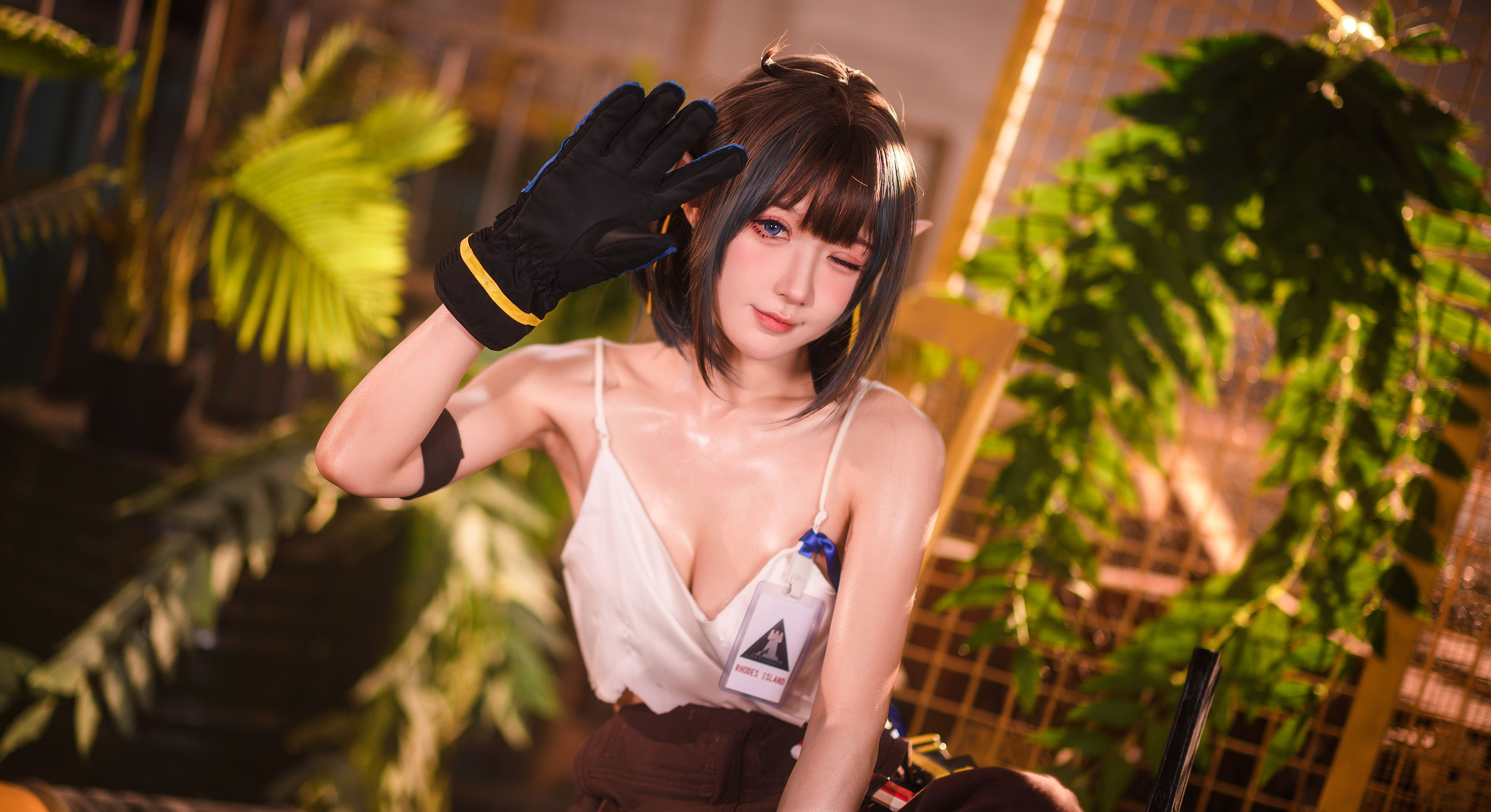 动漫博主阿包也是兔娘 – 明日方舟 森蚺 Cosplay-第6张