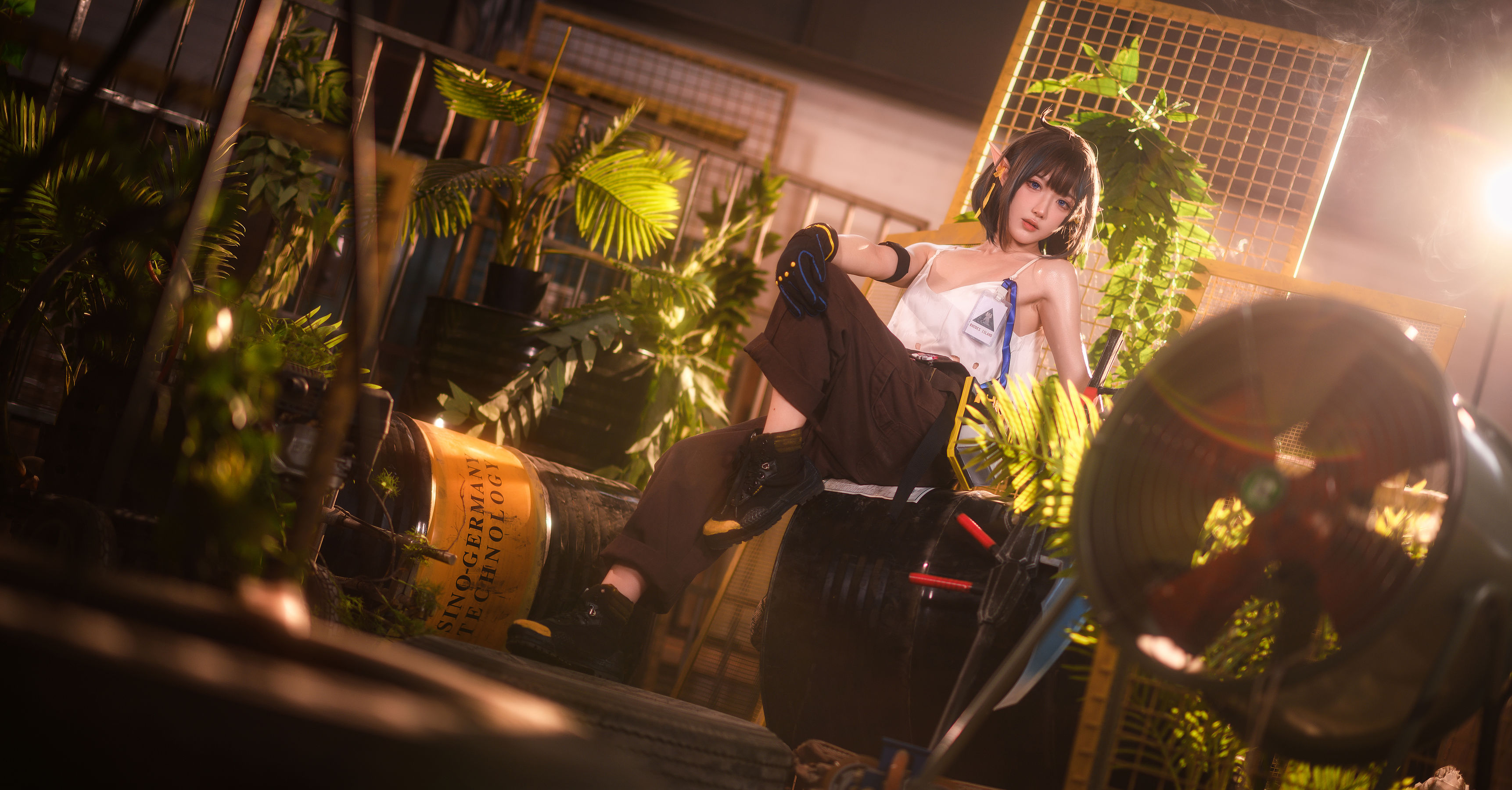 动漫博主阿包也是兔娘 – 明日方舟 森蚺 Cosplay-第7张