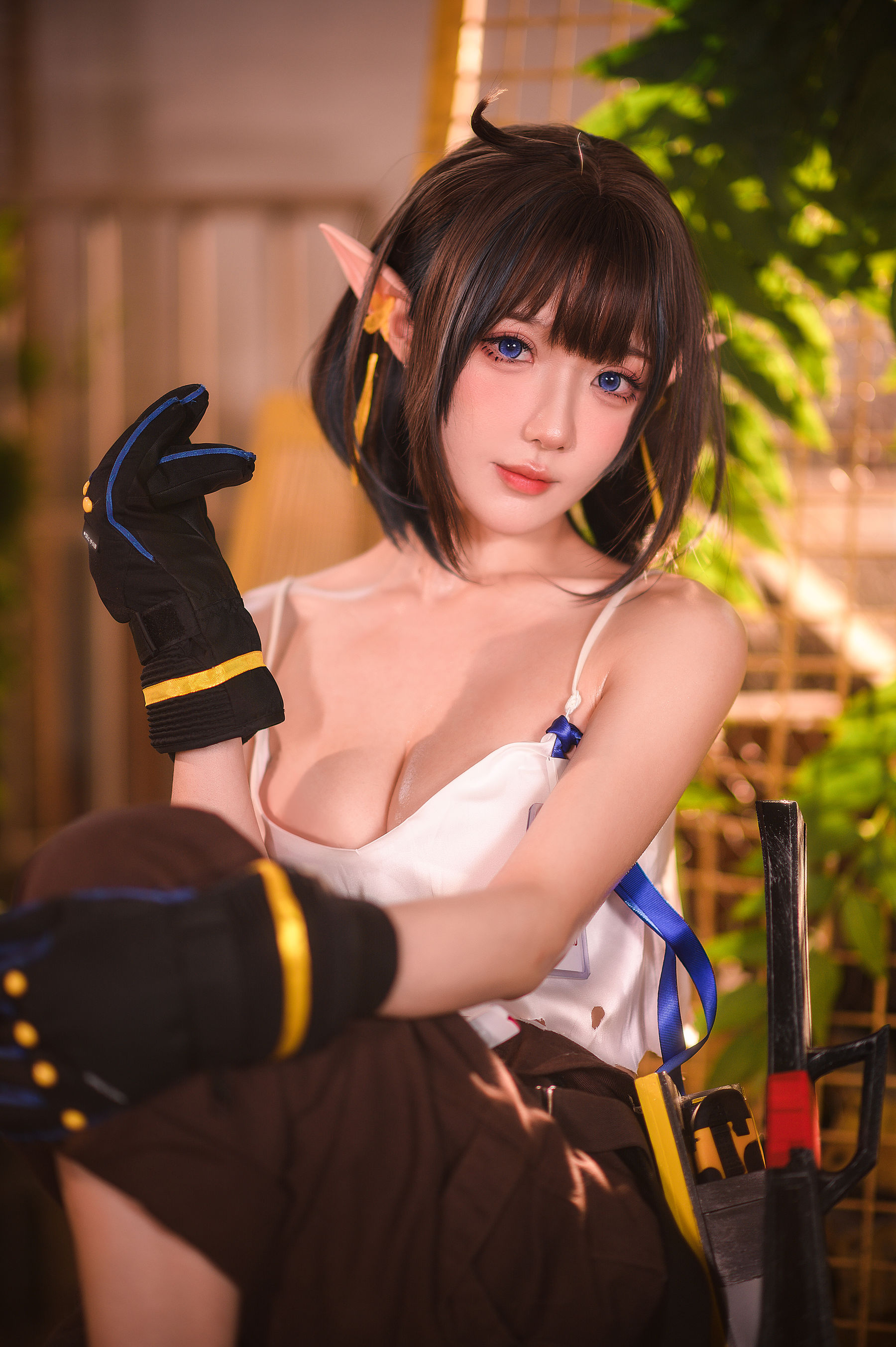 动漫博主阿包也是兔娘 – 明日方舟 森蚺 Cosplay-第30张