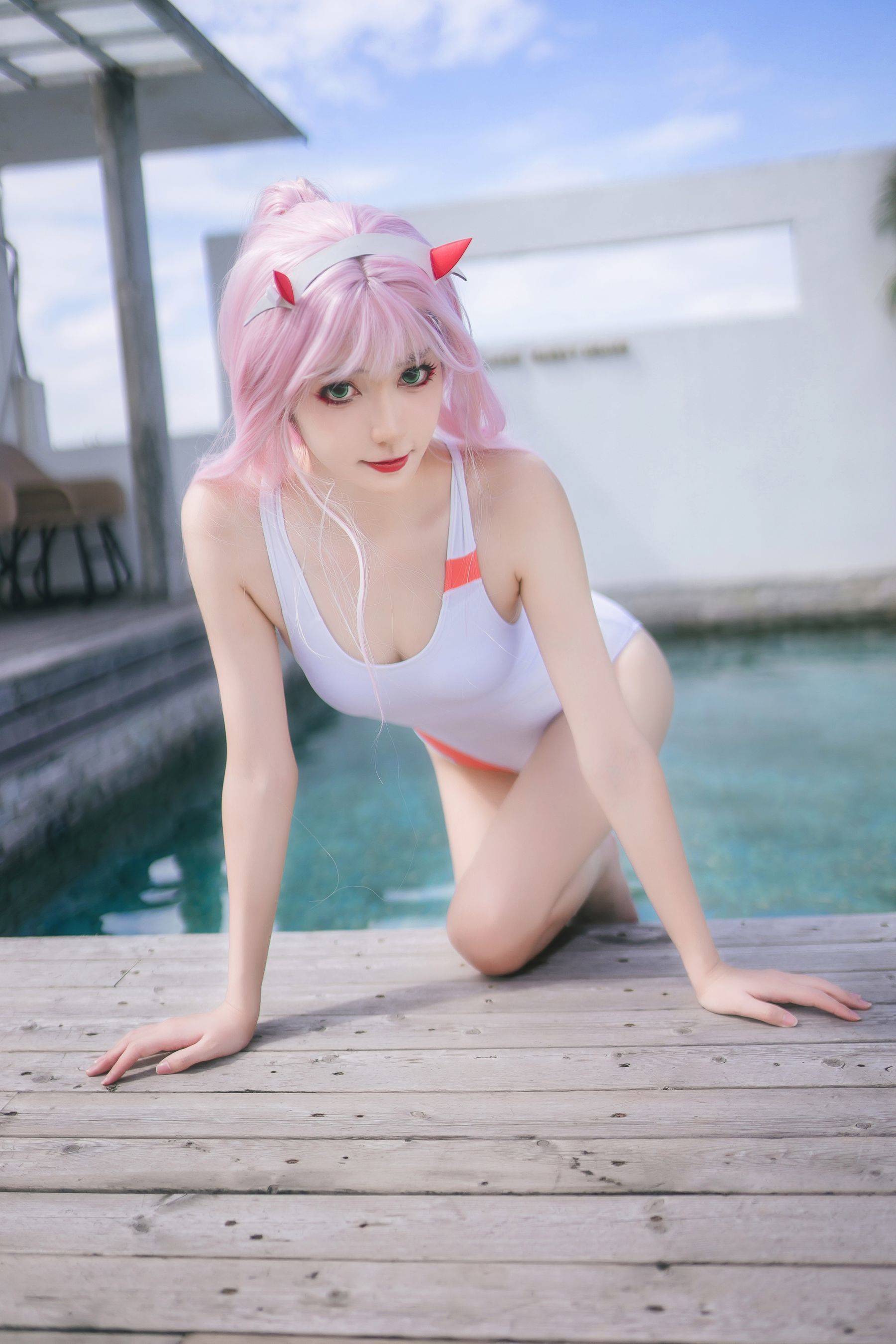 动漫博主南桃Momoko – 连体泳衣 Cosplay-第2张