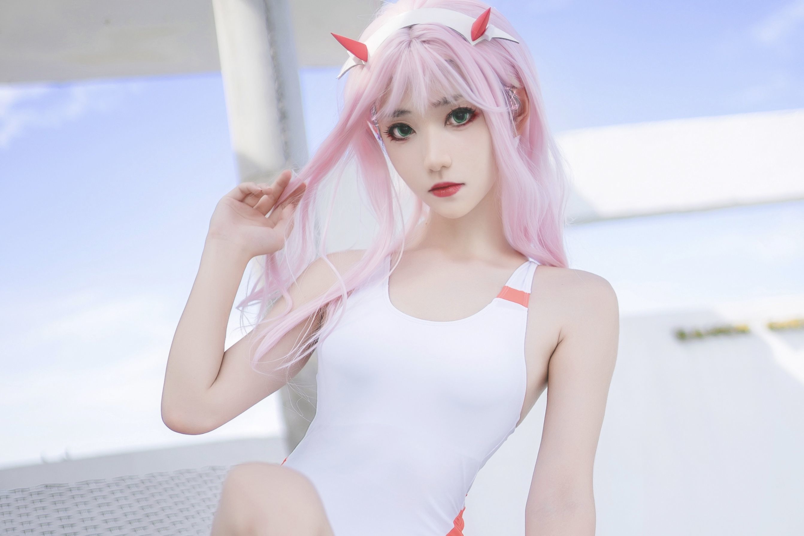 动漫博主南桃Momoko – 连体泳衣 Cosplay-第8张