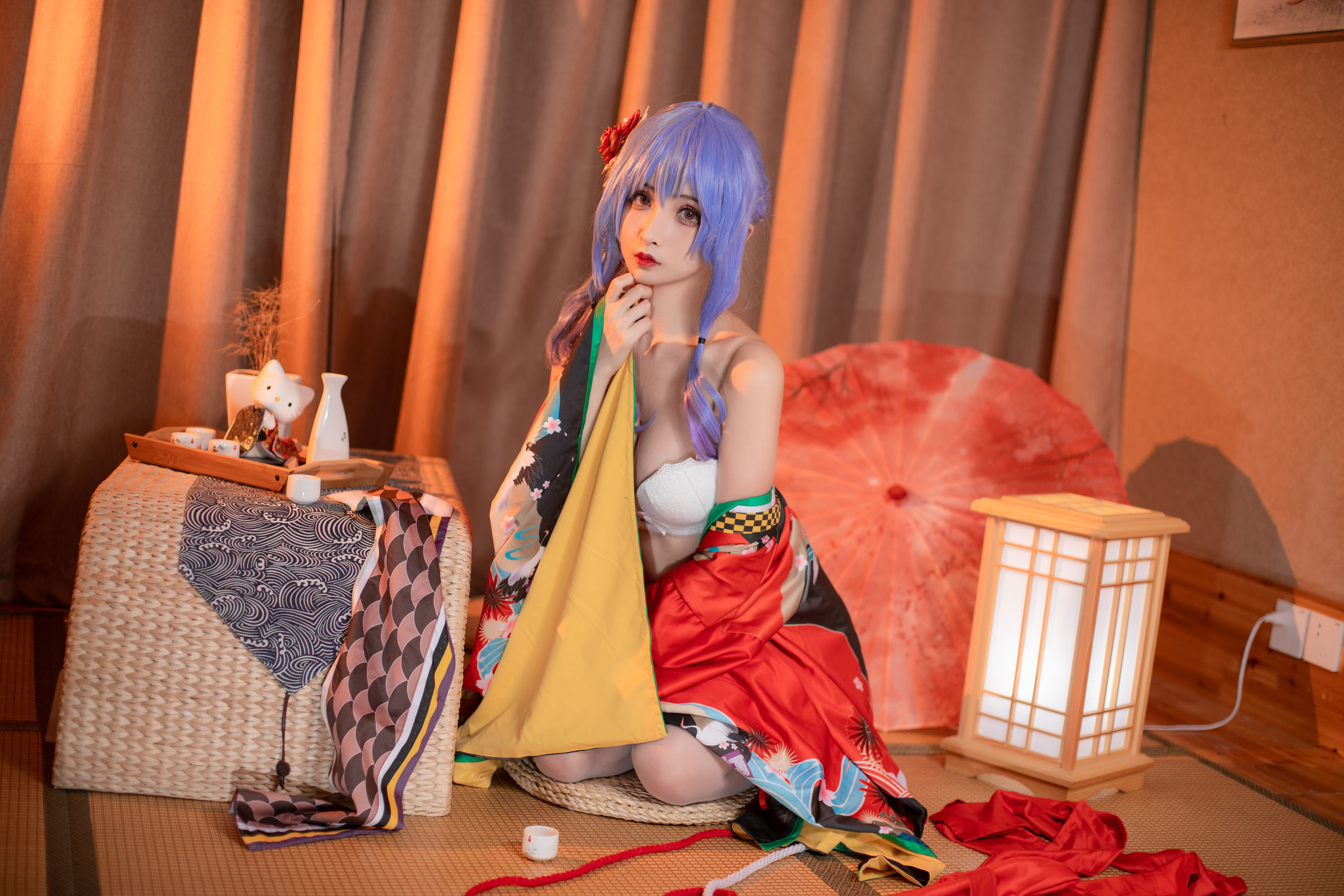COS福利rioko凉凉子 圣路易斯雪下之饮 Cosplay-第8张
